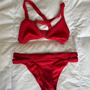 Red Women's Bikini Set